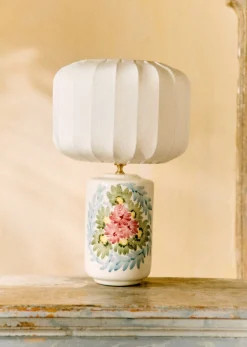Discount Sezane Lampe Mezzo – Dekor Campo Von Popolo Mezzo Lampenschirm - Ecrufarben