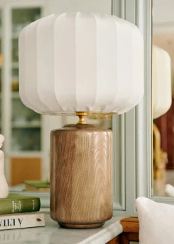 Outlet Sezane Lampe Mezzo – Holz