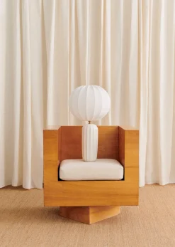 Outlet Sezane Lampe Traviata - Ecru