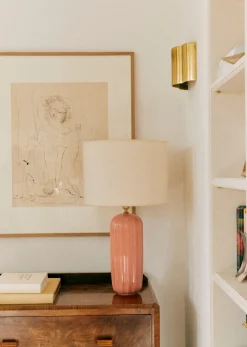 Outlet Sezane Lampe Traviata Großes Modell - Rosa Amalfi