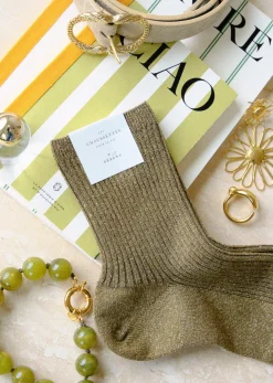 Online Sezane Lurex Socken