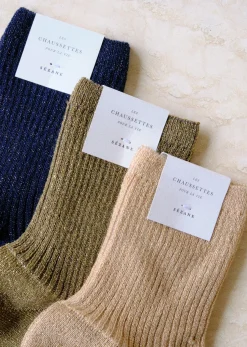Online Sezane Lurex Socken
