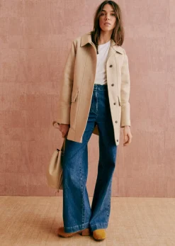 Sale Sezane Mantel Gabano Beige