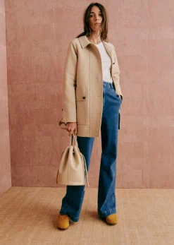 Sale Sezane Mantel Gabano Beige