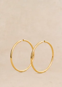 Outlet Sezane Maxi Creolen Eva Goldfarben