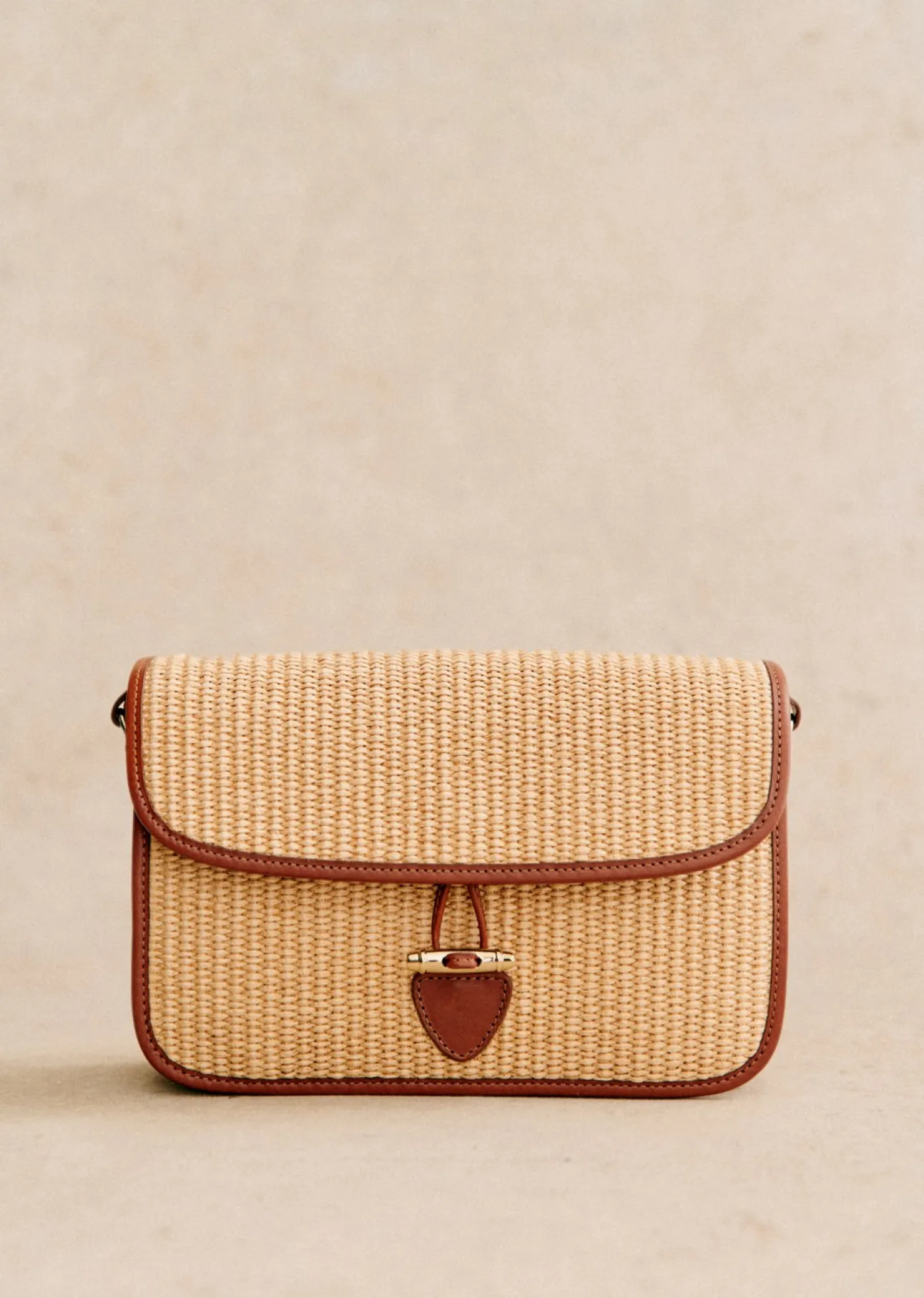 New Sezane Milo Vintage Tasche Textil Naturtextilie