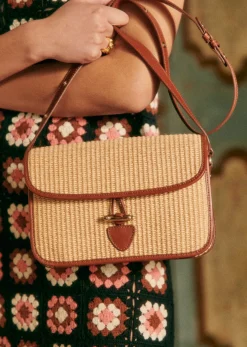 New Sezane Milo Vintage Tasche Textil Naturtextilie