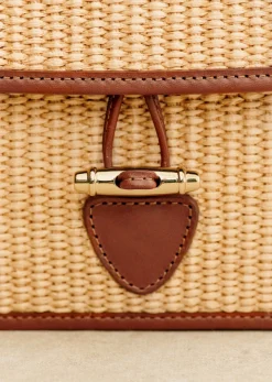 New Sezane Milo Vintage Tasche Textil Naturtextilie