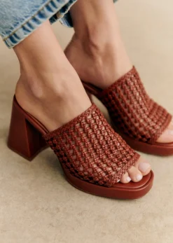 Clearance Sezane Mules High Annalisa