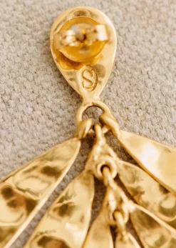 Online Sezane Ohrringe Jordane Goldfarben