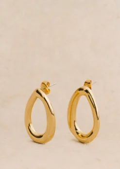 Sale Sezane Ohrringe Lou Goldfarben