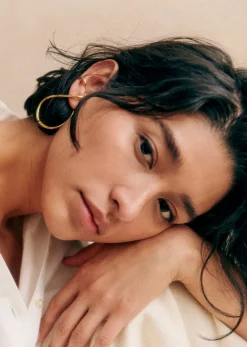 Online Sezane Ohrringe Tessa Goldfarben