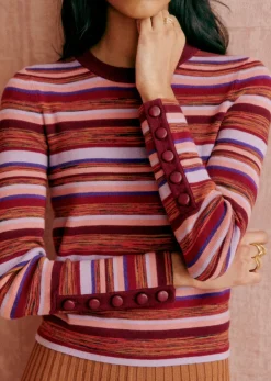 Hot Sezane Pullover Clovis Mehrfarbig