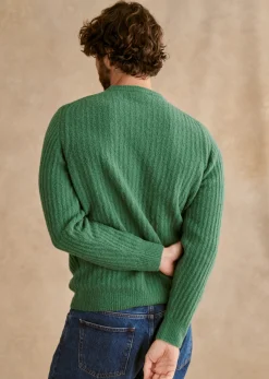 Online Sezane Pullover Huxley Grün