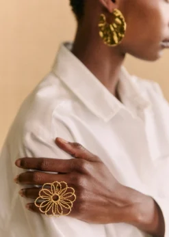 Outlet Sezane Ring Helena Goldfarben