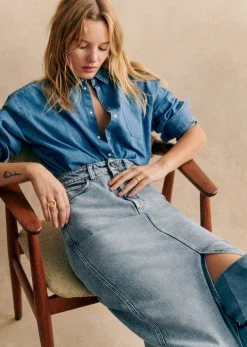 Sale Sezane Rock Despina Gebleicht