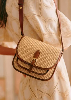 Hot Sezane Roméo-Tasche Textil Naturtextilie