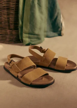 Outlet Sezane Sandalen Adrio Camel