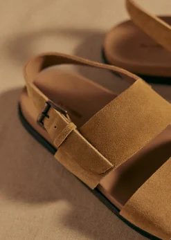 Outlet Sezane Sandalen Adrio Camel