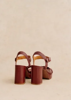 Discount Sezane Sandalen Hoch Penelope