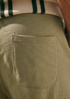 Discount Sezane Short Jay Flammé Grün