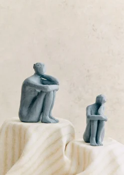 Discount Sezane Skulptur Guénolée Courcoux - Frau In Gedanken Großes Modell