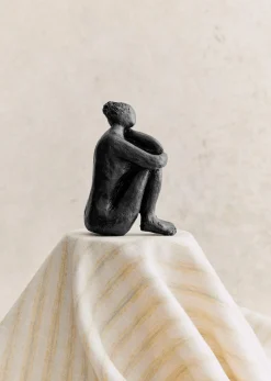 Best Sezane Skulptur Guénolée Courcoux - In Gedanken Versunkene Frau - Kleines Modell