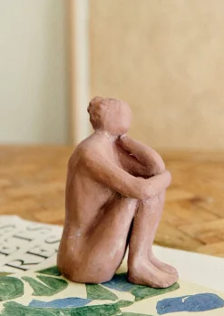 Best Sezane Skulptur Guénolée Courcoux - In Gedanken Versunkene Frau - Kleines Modell