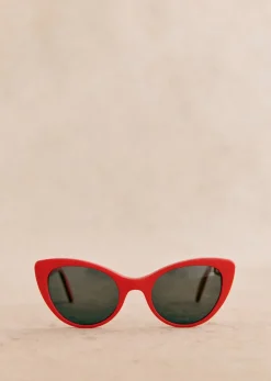Sezane Sonnenbrille Bianca - Solidarische Kreation Rot