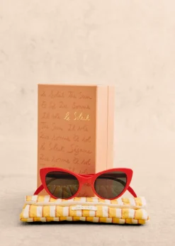 Sezane Sonnenbrille Bianca - Solidarische Kreation Rot