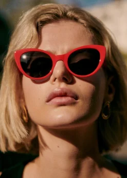 Sezane Sonnenbrille Bianca - Solidarische Kreation Rot