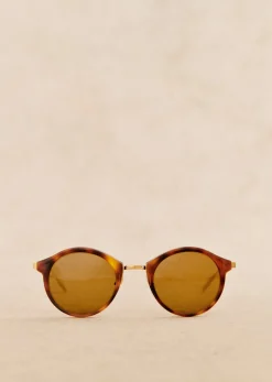 Sale Sezane Sonnenbrille Bonnie Schildpatt und gold