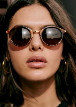 Sale Sezane Sonnenbrille Bonnie Schildpatt und gold
