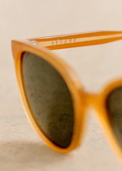 Outlet Sezane Sonnenbrille Romie Bernsteinfarben