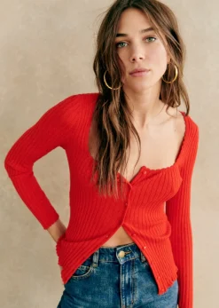 Discount Sezane Strickjacke Ambroise
