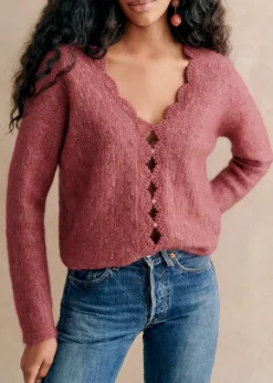 Online Sezane Strickjacke Anaelle