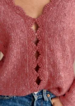 Online Sezane Strickjacke Anaelle