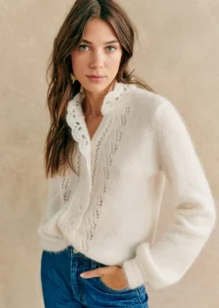Discount Sezane Strickjacke Angie