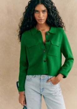 Clearance Sezane Strickjacke Betty