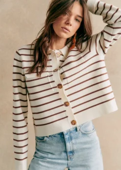 Clearance Sezane Strickjacke Betty