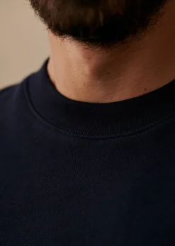 Hot Sezane Sweatshirt Love Marine