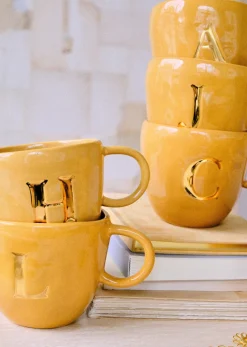 Discount Sezane Sézane Maison – Tasse Appolline – Ocker