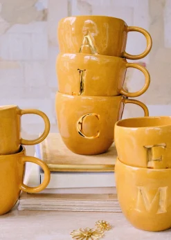 Discount Sezane Sézane Maison – Tasse Appolline – Ocker