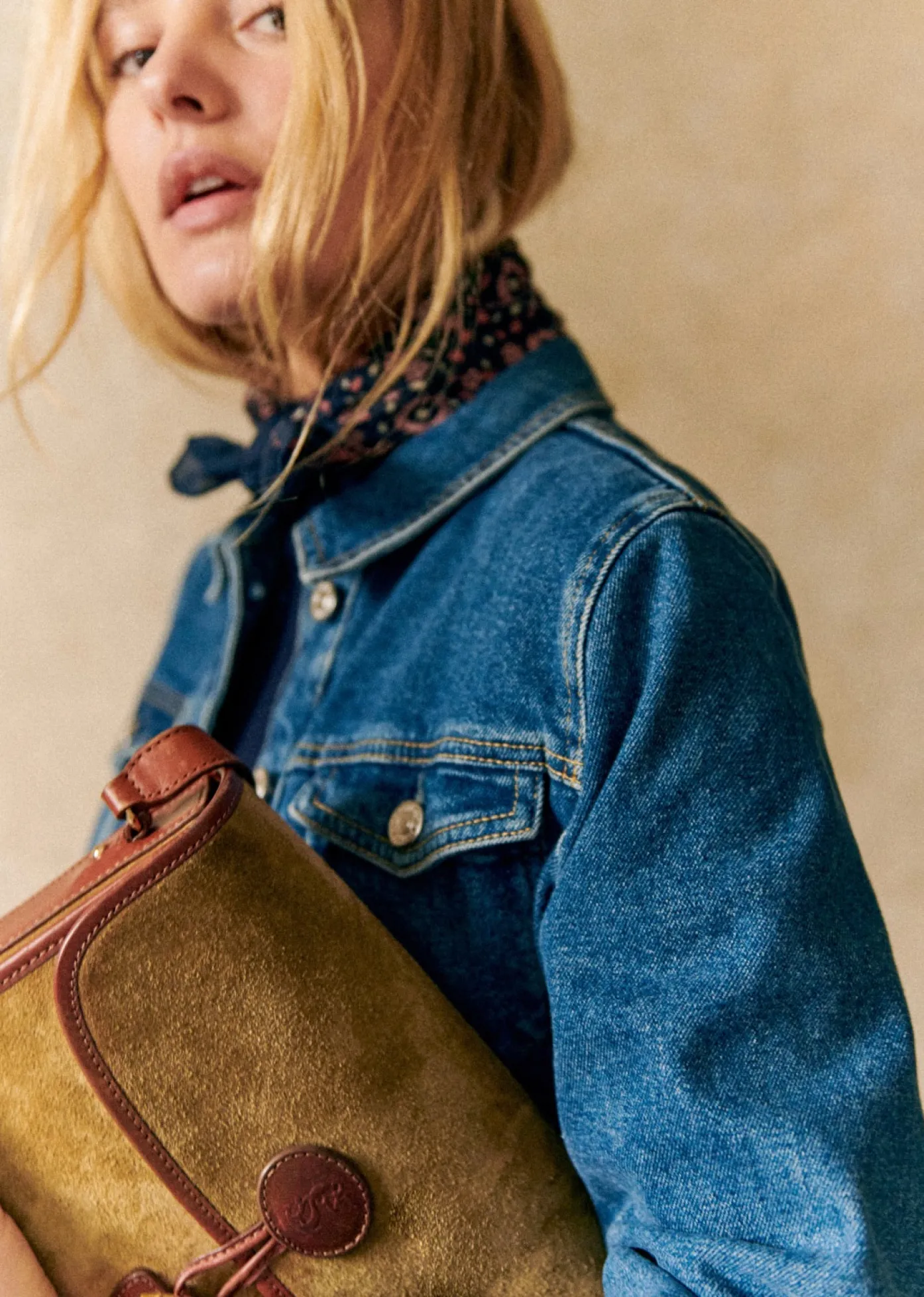 Online Sezane Tasche Milo Vintage