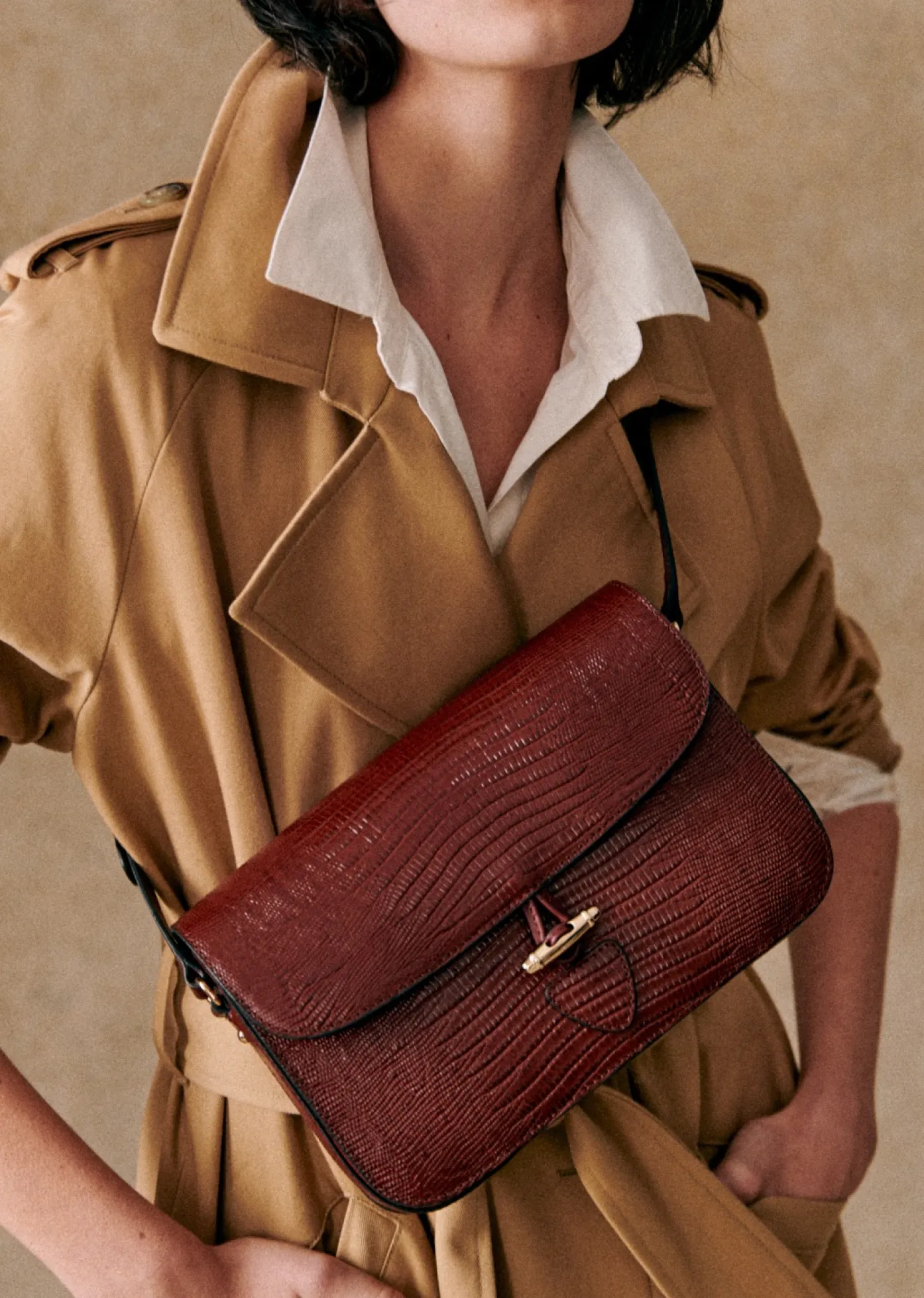 Online Sezane Tasche Milo Vintage