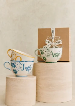 Clearance Sezane Tasse - Blau Orange