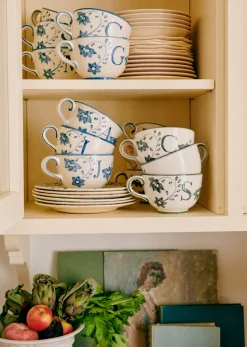 Clearance Sezane Tasse - Blau Orange