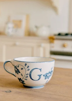 Clearance Sezane Tasse - Blau Orange