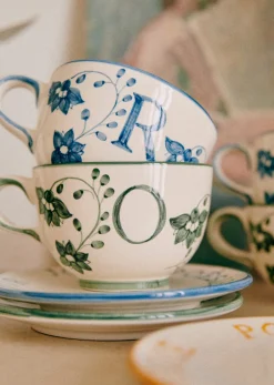 Clearance Sezane Tasse - Blau Orange