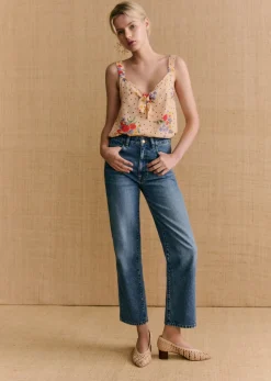 Sale Sezane Top Denitsa Poppy